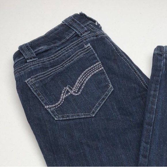 LIKE NEW VINTAGE BONGO SKINNY JEANS 1/25x32 😎 - Picture 4 of 13